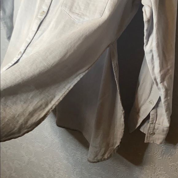 Bastine dip dye blue cotton hemp blouse - Picture 2 of 5